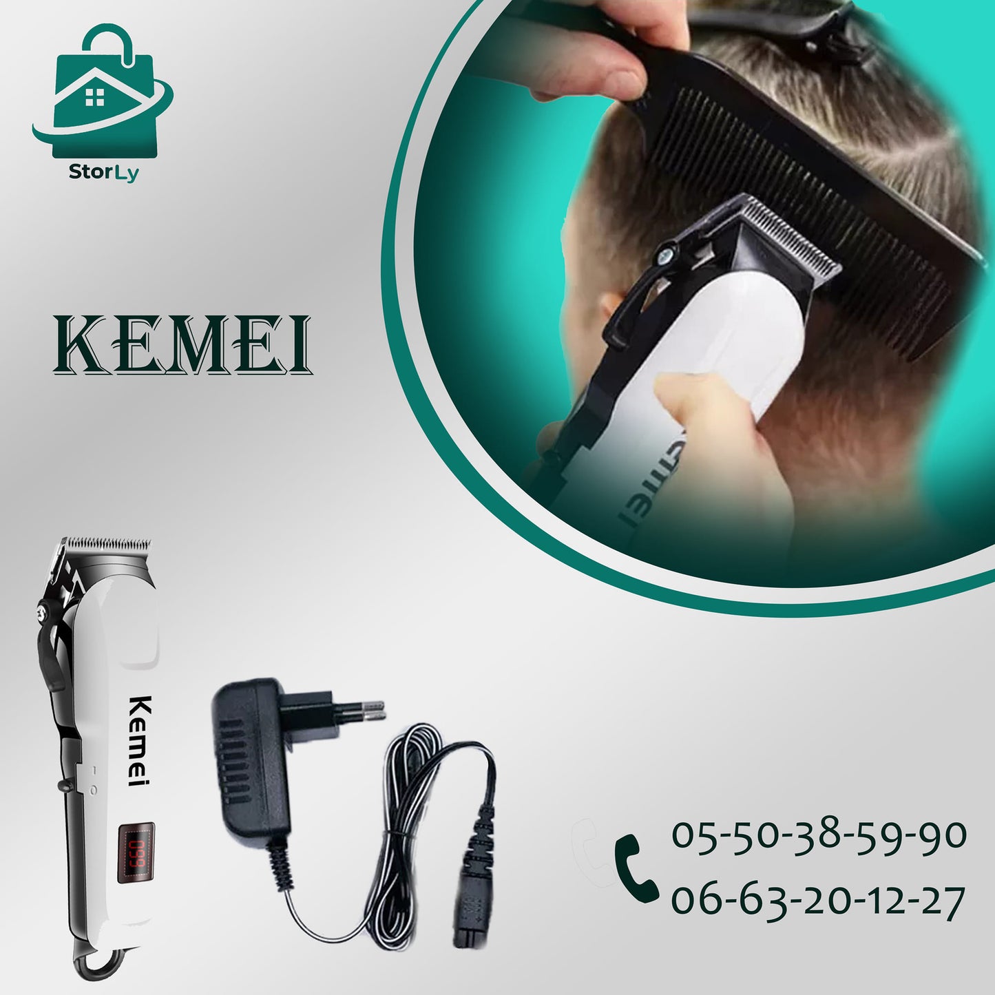 Tondeuse professionnel de KEMEI KM - 809A